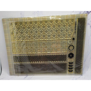 Waltzingmouse Photopolymer Vintage Borders Picnic Pattern Stamp Set